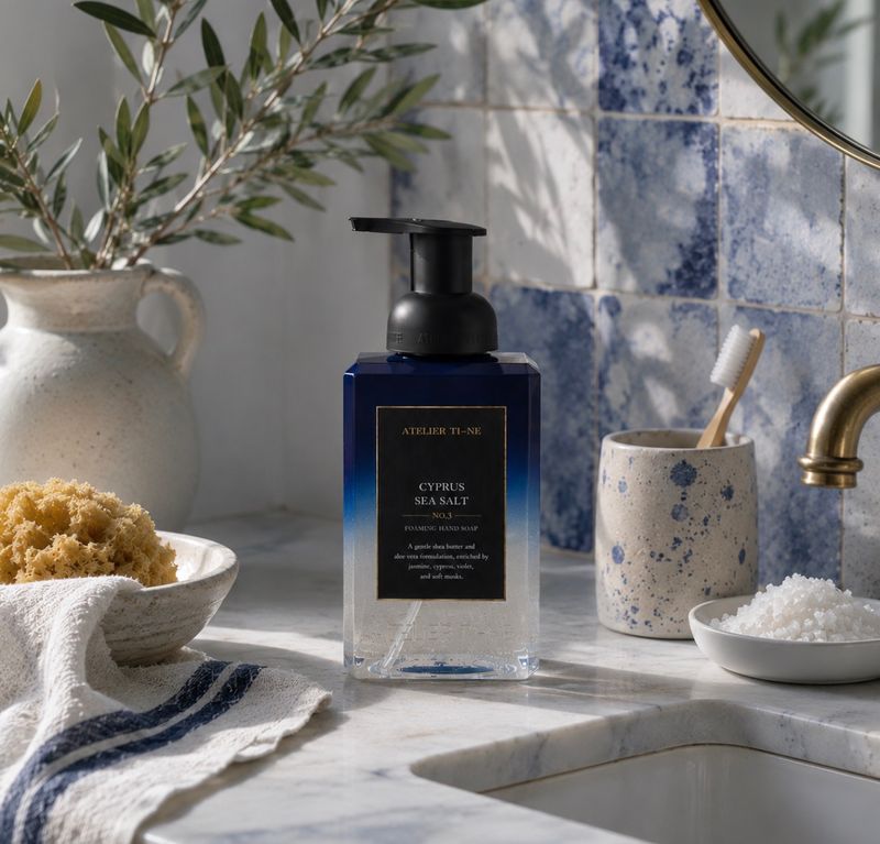 NO.3 Cyprus Sea Salt ATELIER TI-NE skumsåpe