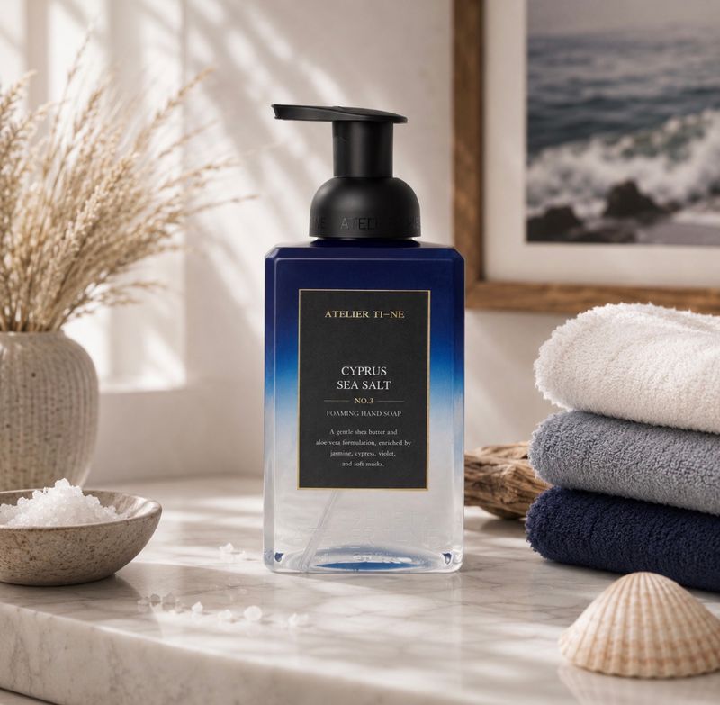 NO.3 Cyprus Sea Salt ATELIER TI-NE skumsåpe